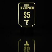 Market Vendor LED Price Signs
