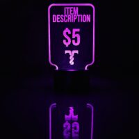 Market Vendor LED Price Signs