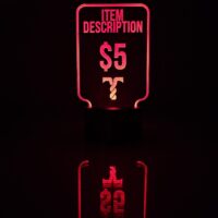 Market Vendor LED Price Signs