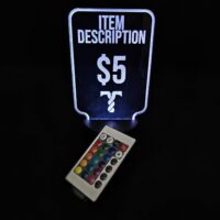 Market Vendor LED Price Signs